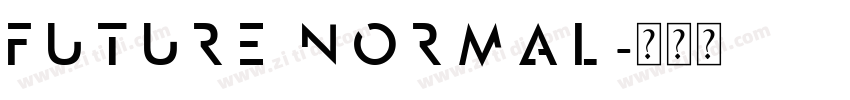 Future Normal字体转换